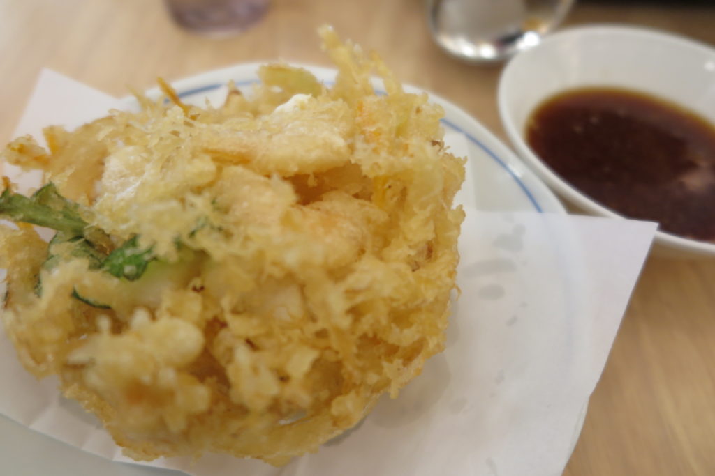 ウエストのかき揚げ
